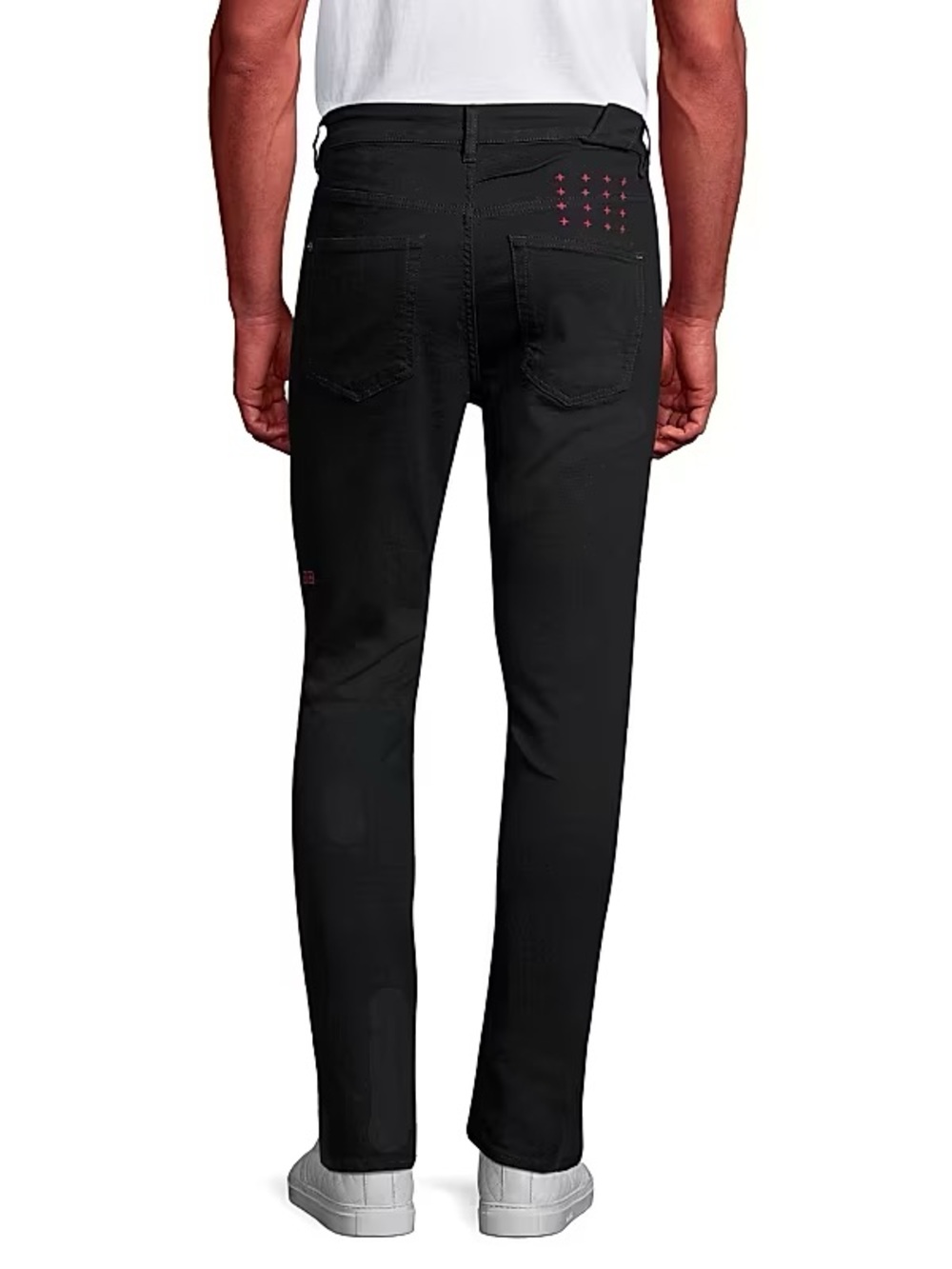Ksubi Chitch Jeans Mens 29 Black Tapered Stretch Button Fly Designer Denim